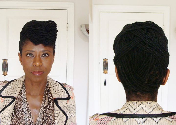 How I styled my long locs into a quiff