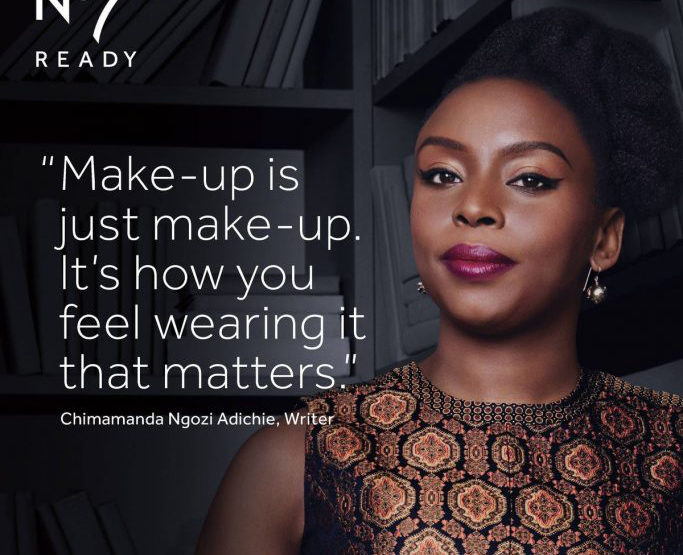 Chimamanda Ngozi Adichie Face of New Boots No7 Campaign