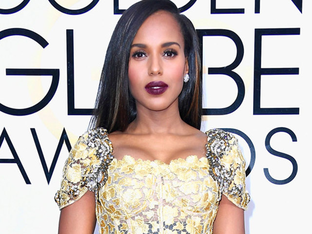 Kerry Washington - 2017 Golden Globes Hair Breakdown