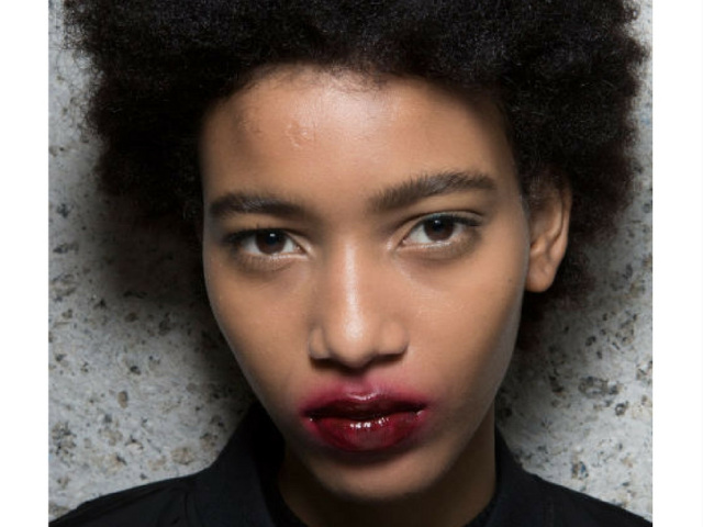 London Fashion Week A/W17's Latest Trend: Smudged Lips