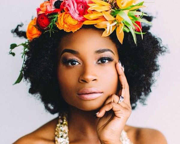 Hair Trend: Floral Afros