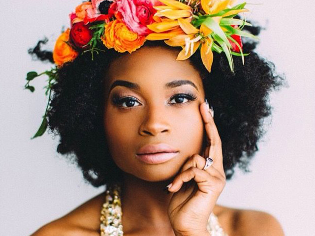 Hair Trend: Floral Afros