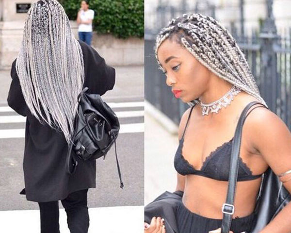 Ombré braids are making a great summer statement