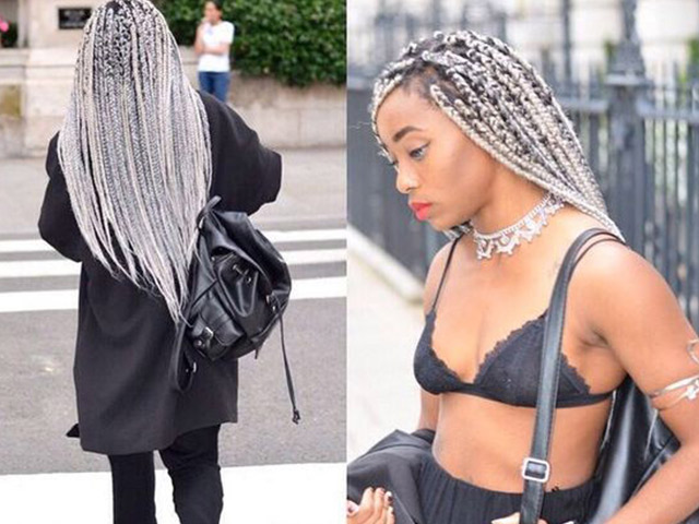 Ombré braids are making a great summer statement