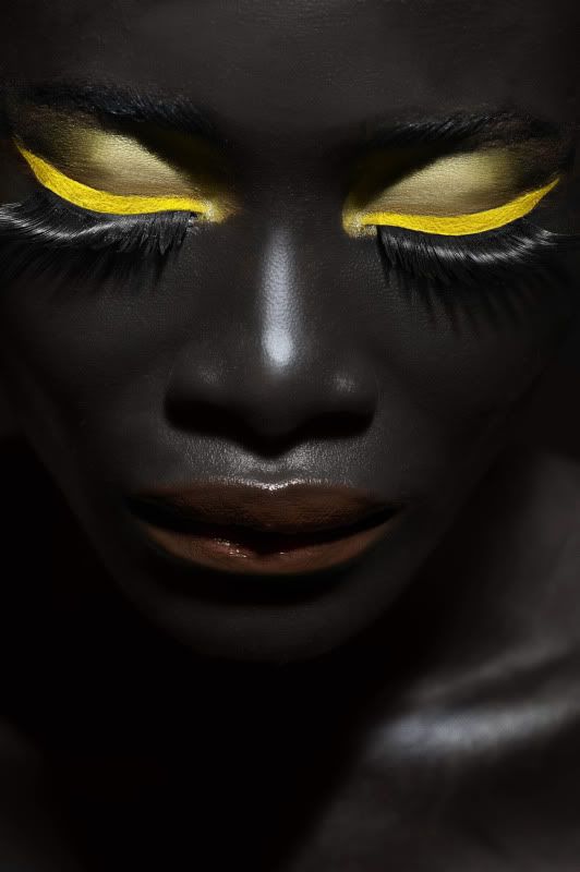 Melanin. Louis Vuitton. Makeup art