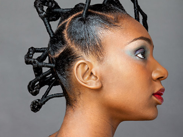 African hair threading