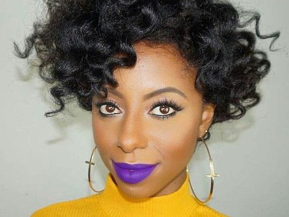 Purple lipsticks for the fierce black girl