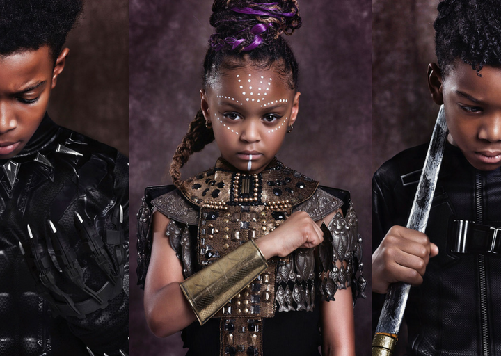 Black Panther inspired shoot casts black children as superheroes