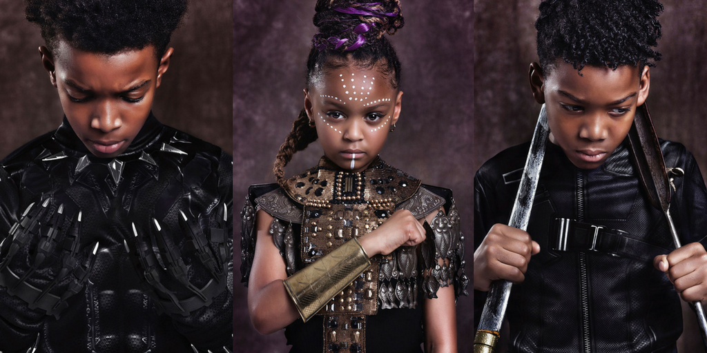 Black Panther inspired shoot casts black children as superheroes