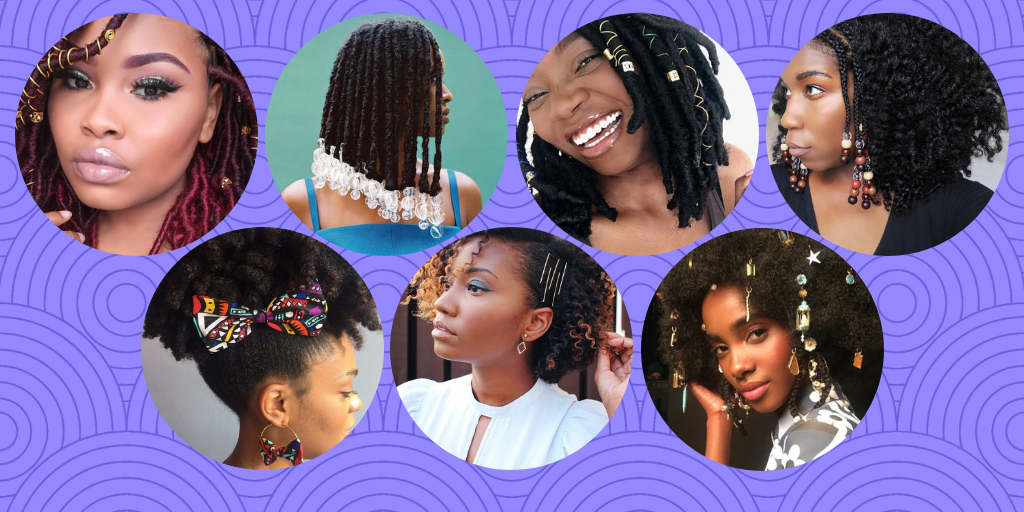 African american hair jewelry clearance