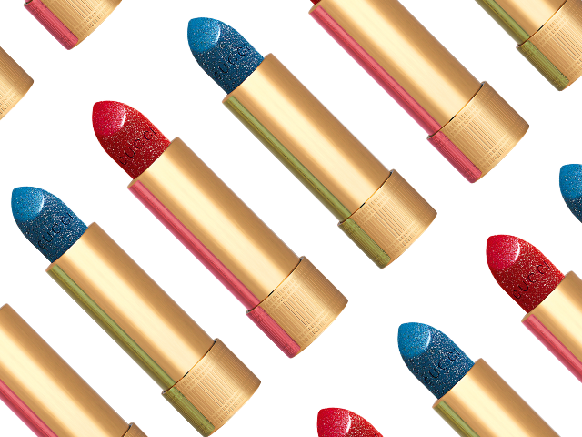 Sparkle on the dancefloor with Gucci's glitter lipsticks