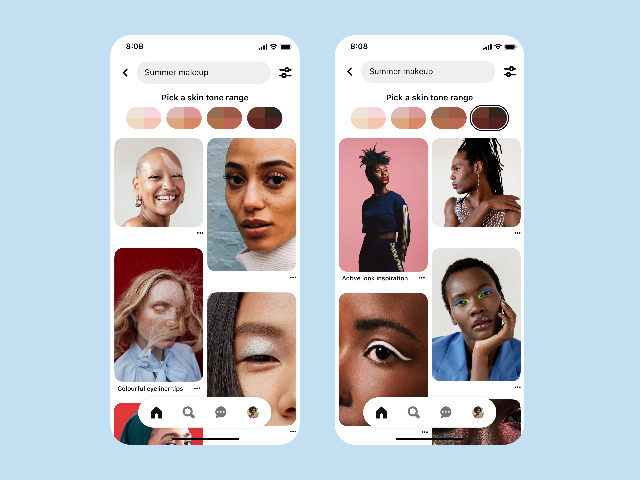 Pinterest pushes to promote diversity with new updates