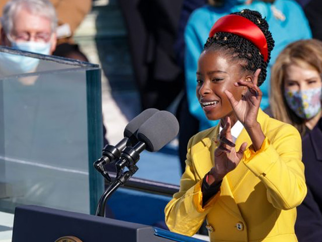 Amanda Gorman Wowed at the Inauguration in a Prada Headband