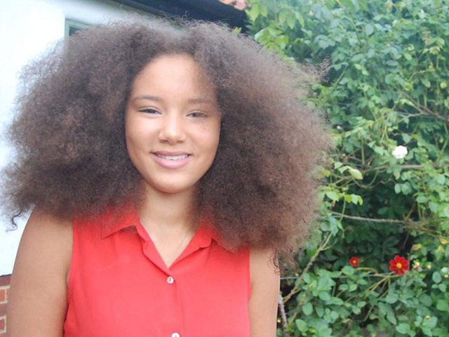 Historic breakthrough as girl's donated afro hair is made into a wig