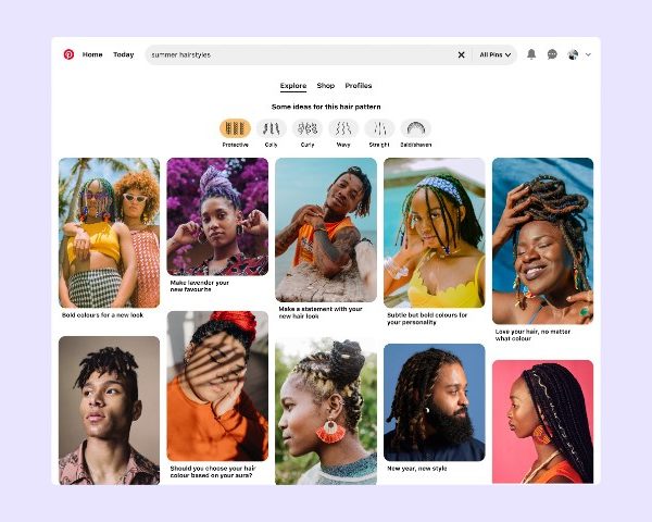 Pinterest’s New Hair Pattern Search Recognises Diversity