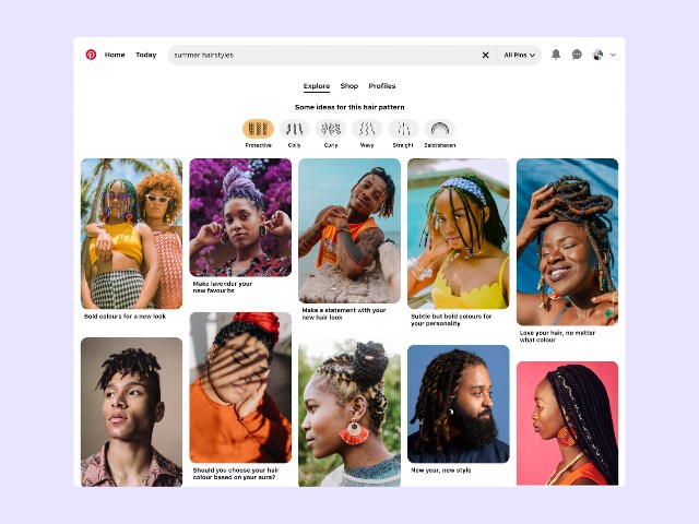 Pinterest's New Hair Pattern Search Recognises Diversity