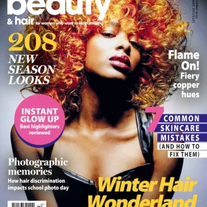 Front cover of Black Beauty & Hair December 2022 / January 2023 issue