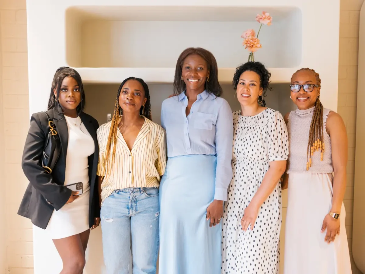 Image shows the winners of the Black Girl Fest x Glossier Grant Programme