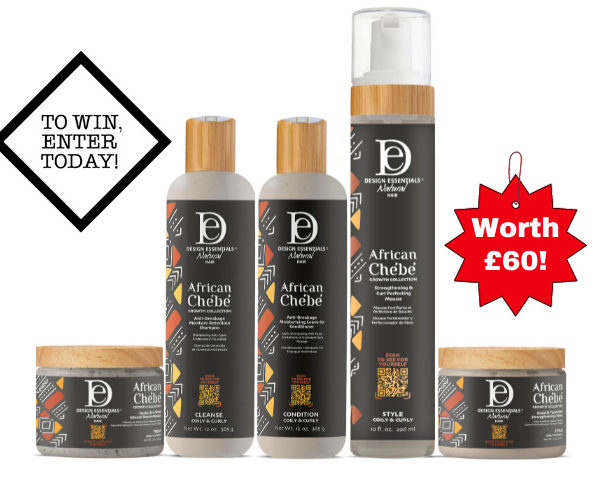 Win a Design Essentials African Chébé Growth Collection Set Worth £60