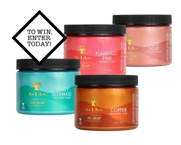 6x Sets of the New As I Am Curl Color Shades (4 Shades Per Set) to Be Won