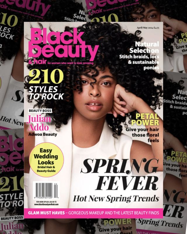 Black Beauty & Hair April/May 2024 issue is out! 🌸
As the weather warms up, it's time to ditch those woolly hats and flaunt your hair. 🌞🌷
- Discover the fun of dopamine hair colours. 
- #Beyoncé's new haircare line, Cécred, has made waves. 👀
- Check out this and other new hair product launches in our product round ups. - Spring brides can find inspiration in our bridal hairstyles supplement, whether it's a grand affair or an intimate gathering. 👰🏾 
- Meet Julian Addo, founder of @adwoabeauty, and delve into business owner Kelly Saynor's insights into new facial treatments in Perfect Pitch. 🧖🏾
Get your copy at the 🔗 in bio and happy reading!
Photography: @richmilesphoto
Creative Directors: @rickrobertshair @creativelifeofzoe
Hair: @lynda_t_hairdressing
Make-up: @roseannavelin
Stylist: @robertmorrisonstylist
Happy reading!
#blackbeautyandhair #blackbeautymag #cover #blackbeauty